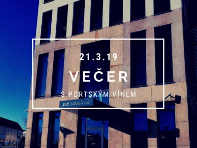 Večer s portským vínem v Brně 21. 3. 2019